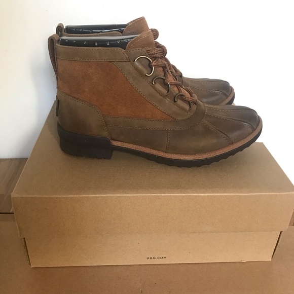 Amazon.com | UGG Women Ugg Heather Chestnut Brown 50% Wool Waterproof Duck Boots